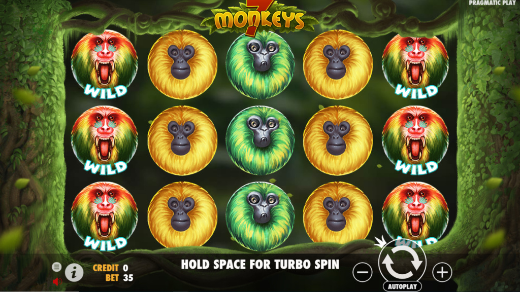 สล็อตออนไลน์ 7 Monkeys หน้าหลักการเล่น